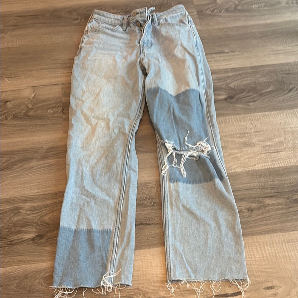 Hollister Light Blue High-Rise Jeans